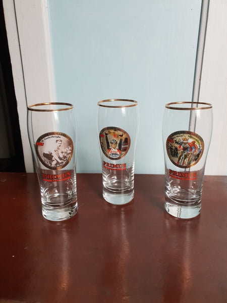 Primus collectable cycling greats 2003/2004 glasses le tour des flandres France set