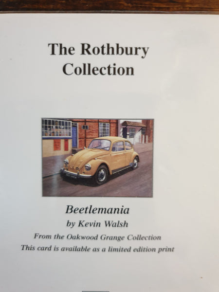Beetlemania by Kevin Walsh Oakwood Grange Collection bithday card