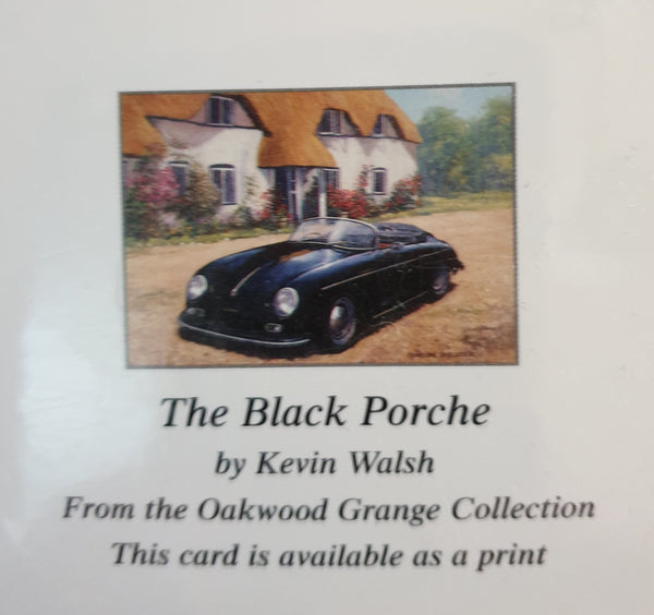 Black Porche by Kevin Walsh blank card