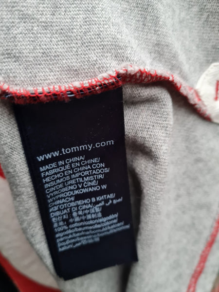 Tommy Hilfiger relaxed stripe hoody sky captain multi new with tags