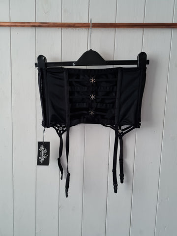 Marlies Dekkers undressed suspender waspie spider web new with tags