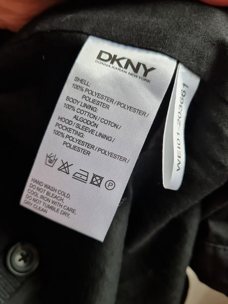 Mens DKNY black field jacket, utility jacket size L