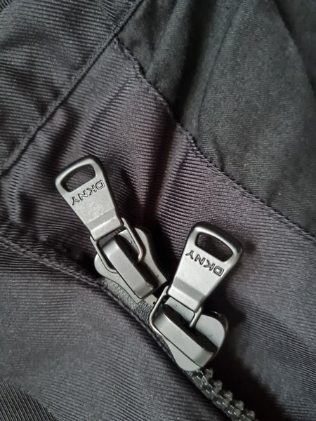 Mens DKNY black field jacket, utility jacket size L