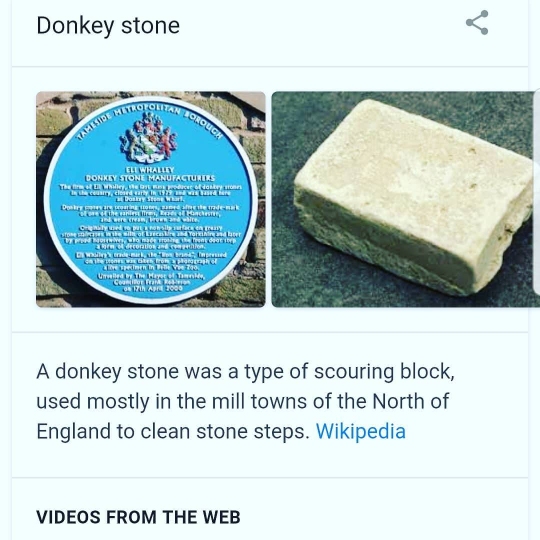 Donkey Stones vintage house cleaning